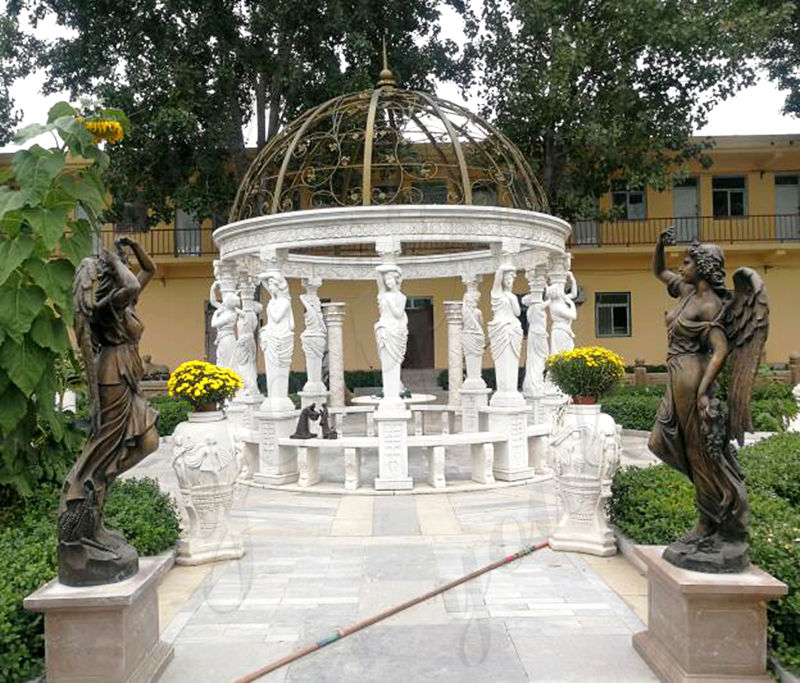 marble gazebo for garden-